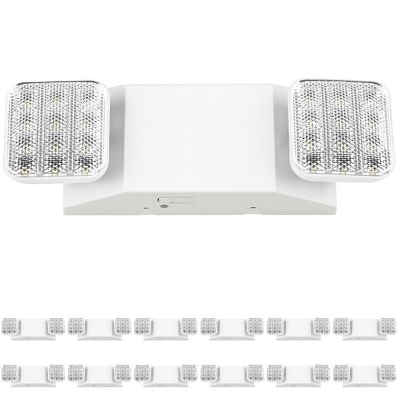 Luces de emergencia Sunco, paquete de 12 unidades, LED, batería de respaldo de 90 minutos