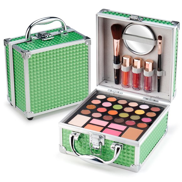 Kit de maquillaje Color Nymph Beginner con funda de tren, 24 colores
