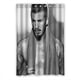 thumbnail image 1 of Cortina de ducha de David Beckham, juego de cortinas de baño con ganchos, tamaño 48 x 72 pulgadas, 1 of 3