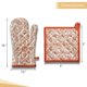 thumbnail image 4 of Set de guante de horno y cobija para olla Maison d' Hermine 20x33 cm algodón, 4 of 9