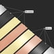 thumbnail image 4 of Moldura de Pared Uxcell, Adhesivo Autoadhesivo de Acabado Espejo para DIY en Casa Negro 16.4 Ft x 1.18 In, 4 of 6