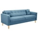 thumbnail image 2 of Sofa New Retro 3CG Felpa 05 Azul Petroleo, 2 of 6