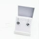 thumbnail image 3 of Aros Cristina Plata Italiana 925 y Cristal Genuino Silver Night, 3 of 4