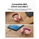 thumbnail image 3 of Auriculares con cable para niños Belkin SoundForm Mini USB C Pink, 3 of 8