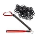 thumbnail image 5 of Herramienta Wacky Rig, Herramienta para Aparejos de Pesca, Accesorios para Aparejos de Pesca, Aleación de Aluminio con 100 Juntas Tóricas de Pesca, He Rojo, 5 of 5