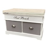 Sorento - Banqueta 2 Cajones Lacado Gray - S0766