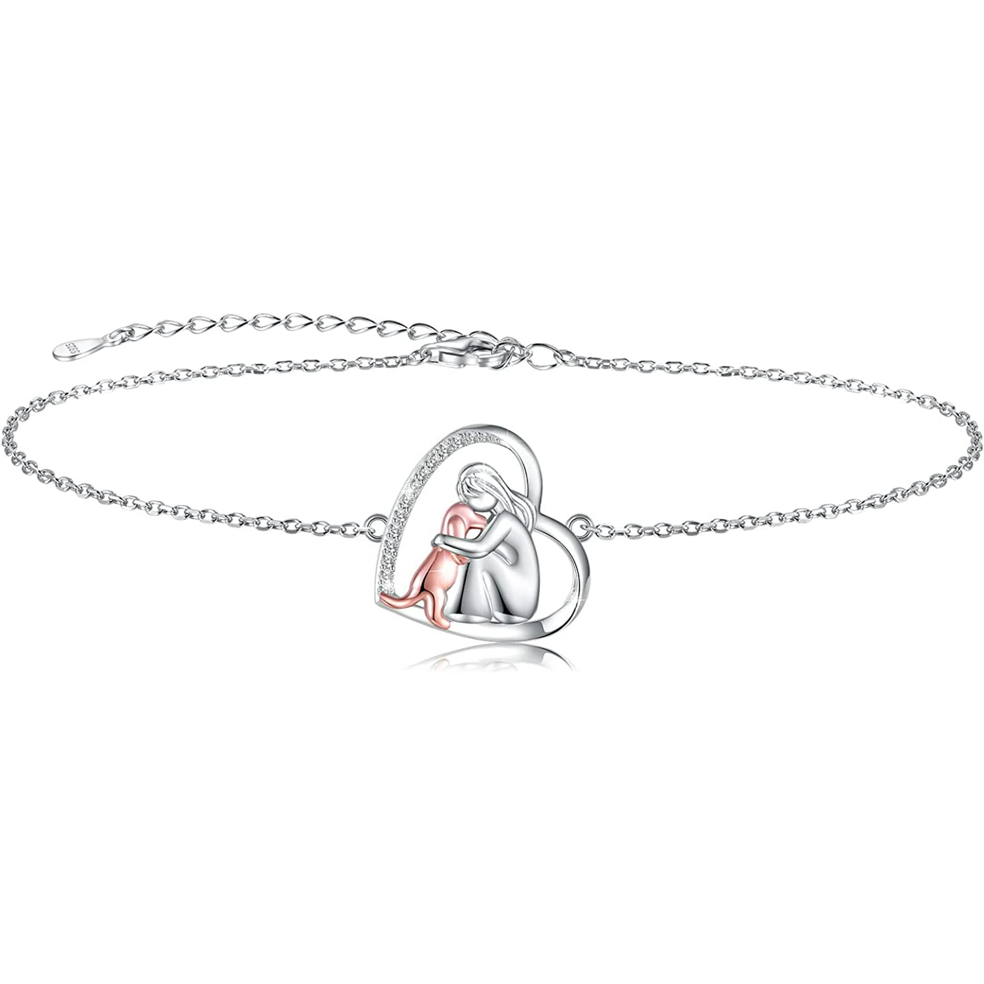 Pulsera Mujer Perro Plata 925