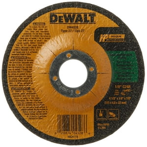 Disco De Corte Dewalt Dw4528 Para Concreto Y Mampostería De 4.5 Pulgadas