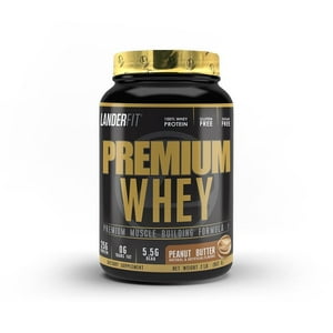 Landerfit - Premium Whey Protein 2Lbs - Peanut Butter