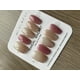 thumbnail image 2 of Uñas Postizas Adhesivas Press On Ojo De Gato Bicolor Rosa Reutilizables 10pcs Talla M, 2 of 8
