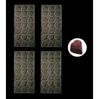 Genérico - Pack X4 Moldes Chocolate Molde Para Chocolate Molde De Hojas