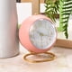 thumbnail image 3 of Reloj despertador Tetino, retro, retroiluminado, luz nocturna, verde, 3 of 7