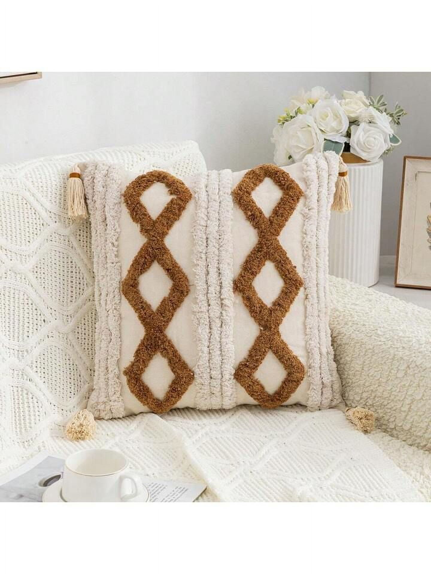 Genérico - Set 4 Funda Para Cojin Modelo Boho 45X45 B3
