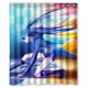 thumbnail image 1 of Cortina de ducha Black Rock Shooter, juego de cortina de baño con ganchos, tamaño 60 x 72 pulgadas, 1 of 3