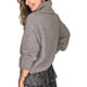 thumbnail image 4 of 1 suéter de cuello alto - gris Otoño e invierno Sudadera con capucha de mujer Suéter de punto de cuello alto, 4 of 5