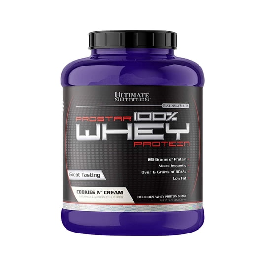 Prostar 100% Whey Protein 5 Lbs Cookies & Cream - Ultimate Nutrition