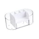 thumbnail image 1 of Organizador De Maquillaje De Escritorio Cajón Transparente Caja De Almacenamiento De Cosméticos 19x9x8.5cm Blanco, 1 of 5