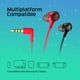 thumbnail image 3 of Auriculares HyperX Cloud II de 14 mm con micrófono rojo para PC y dispositivos móviles, 3 of 9