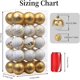 thumbnail image 3 of Adornos Navideños SHareconn 30 uds 60 mm Dorado y Blanco, 3 of 5