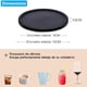 thumbnail image 2 of 8 Portavasos Para Mesa De Silicona Posavasos Negros Grandes, 2 of 8