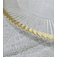 thumbnail image 2 of Set 3 Plato Transparente Borde Dorado Decoración Jhn, 2 of 3
