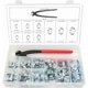 thumbnail image 1 of Kit de abrazaderas para auriculares SWORDFISH 30310-2 con pinza, 124 unidades, 1 of 2