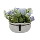 thumbnail image 2 of Planta Artificial Macetero Ceramica Blanco Arreglo Floral celeste, 2 of 6