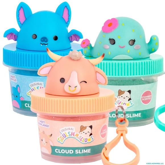 Set de 3 Mini Charms de Slime para Mochila con Squishmallows - Horizon Group USA