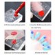 thumbnail image 3 of Juego de moldes de silicona para nail art IOOOFU, 12 piezas, tamaño mini, 3 of 8