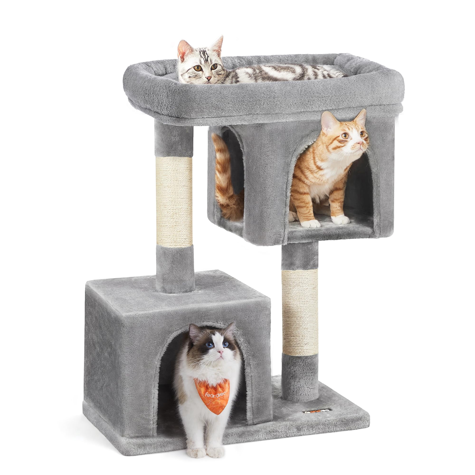 Cat Tree Feandrea Cat Tower L Con Condominio Para Gatos Grandes