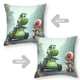 thumbnail image 2 of Yoshi Fundas de almohada de terciopelo con tema, regalos de funda de almohada, decoración para el hogar, cojín de lanzar, regalo de cumpleaños para fans y parejas.50*50cm., 2 of 6