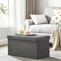 Pandalino - Banqueta Baul Takoma Gris | Plegable Con Almacenaje