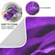 thumbnail image 2 of Alfombrilla de secado Blueangle de microfibra con rosas moradas, 40,6 x 45,7 cm, 2 of 7