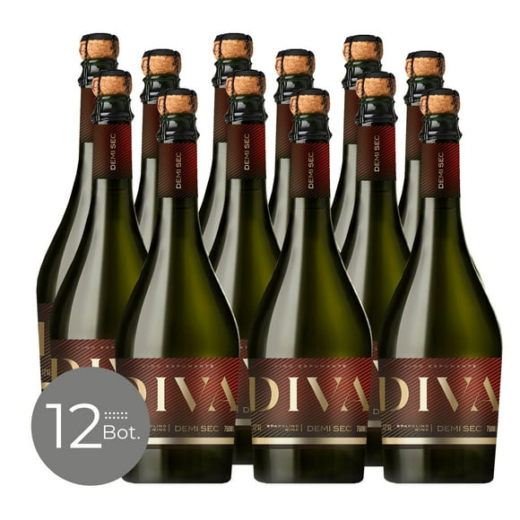 Pack x 12 Espumante Diva Demi Sec 750 ml
