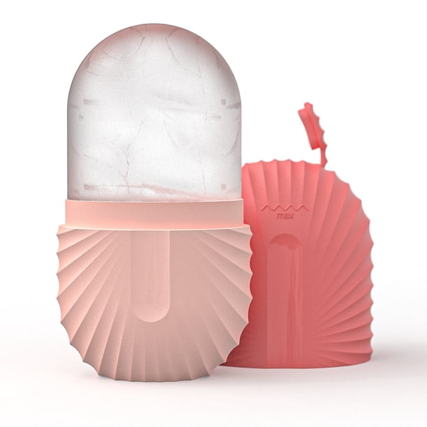 Ice Cube Face Roller, Eyes And Neck, Brighten Skin & Enhance Your Natural Glow, Reusable Facial Skin Care, Ice Cube Roller To Tighten Skin & De-Puff (Ice Cubes For Display Only)