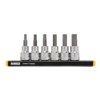 Juego De Enchufes Dewalt Dwmt17000 3/8 Drive Hexagonal Sae 6 Piezas
