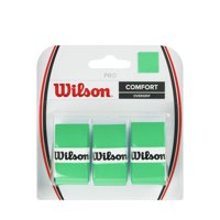 Raqueta De Tenis Overgrip Wilson Pro, Paquete De 3, Color Verde