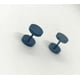 thumbnail image 1 of Aros Barbell azul intenso Punk Rock unisex Moda Juvenil 8mm, 1 of 3