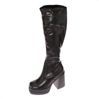 Bota Terraplen Negro Vía Franca