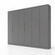 thumbnail image 1 of Closet 12K 6 Puertas 4 Cajones Gris, 1 of 4