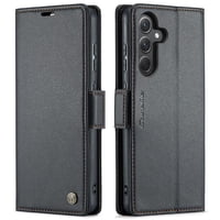 Caseme Tipo Cartera Samsung Galaxy A35 5G Con Cierre Magnético, Rfid, Tarjetero, Soporte, Carga Inalámbrica