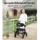 thumbnail image 4 of Silla de transporte Rollator Walker VOCIC Z51 para personas mayores, 4 of 9