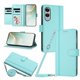 thumbnail image 1 of Samsung Galaxy S25 Edge Funda Billetera con Cierre Magnético, Verde Claro, 1 of 6