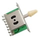 thumbnail image 2 of Interruptor selector de pastillas de 3 vías para partes de guitarra eléctrica crema, 2 of 3
