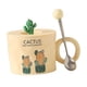thumbnail image 2 of Taza De Café Taza De Cerámica Con Tapa A Prueba De Polvo Taza De Cerámica Para Bebidas Calientes Jugo De Leche Estilo B, 2 of 3