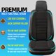 thumbnail image 2 of Cojín para asiento de coche y almohada de respaldo Lofty Aim Black, 2 of 9