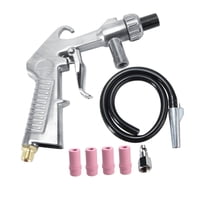 Ioensy - Kit De Chorro De Arena Portátil Con Boquilla De Cerámica Para Cabina De Chorro De Arena