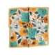 thumbnail image 2 of Pañuelo tipo seda 70 x 70 estampado floral amarillo Talla Única, 2 of 5