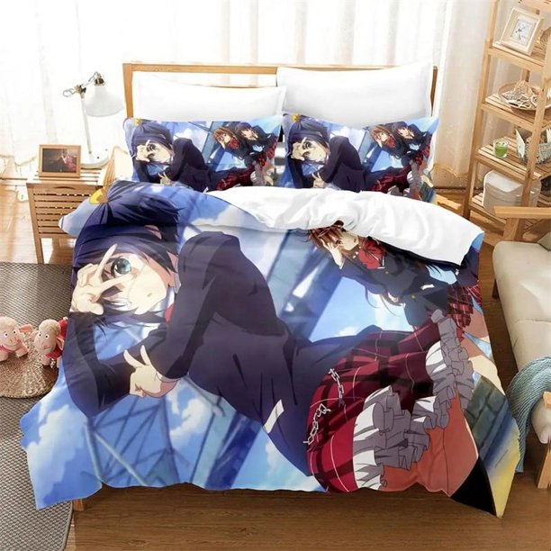 Anime Love Chunibyo & Other Delusions Bedding SetGirls Adult Duvet Cover Pillowcase Bedding