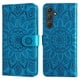 thumbnail image 1 of Funda tipo cartera FOXDOCK para Samsung Galaxy A55 , diseño girasol en relieve, cuero PU, cierre magnético, soporte y tarjetero, 1 of 5